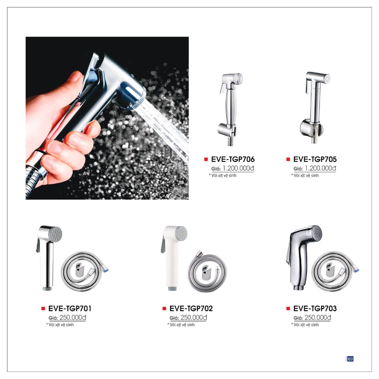 Thiết bị vệ sinh EVEREST Catalogue và Bảng giá mới nhất 2025 /Page 69